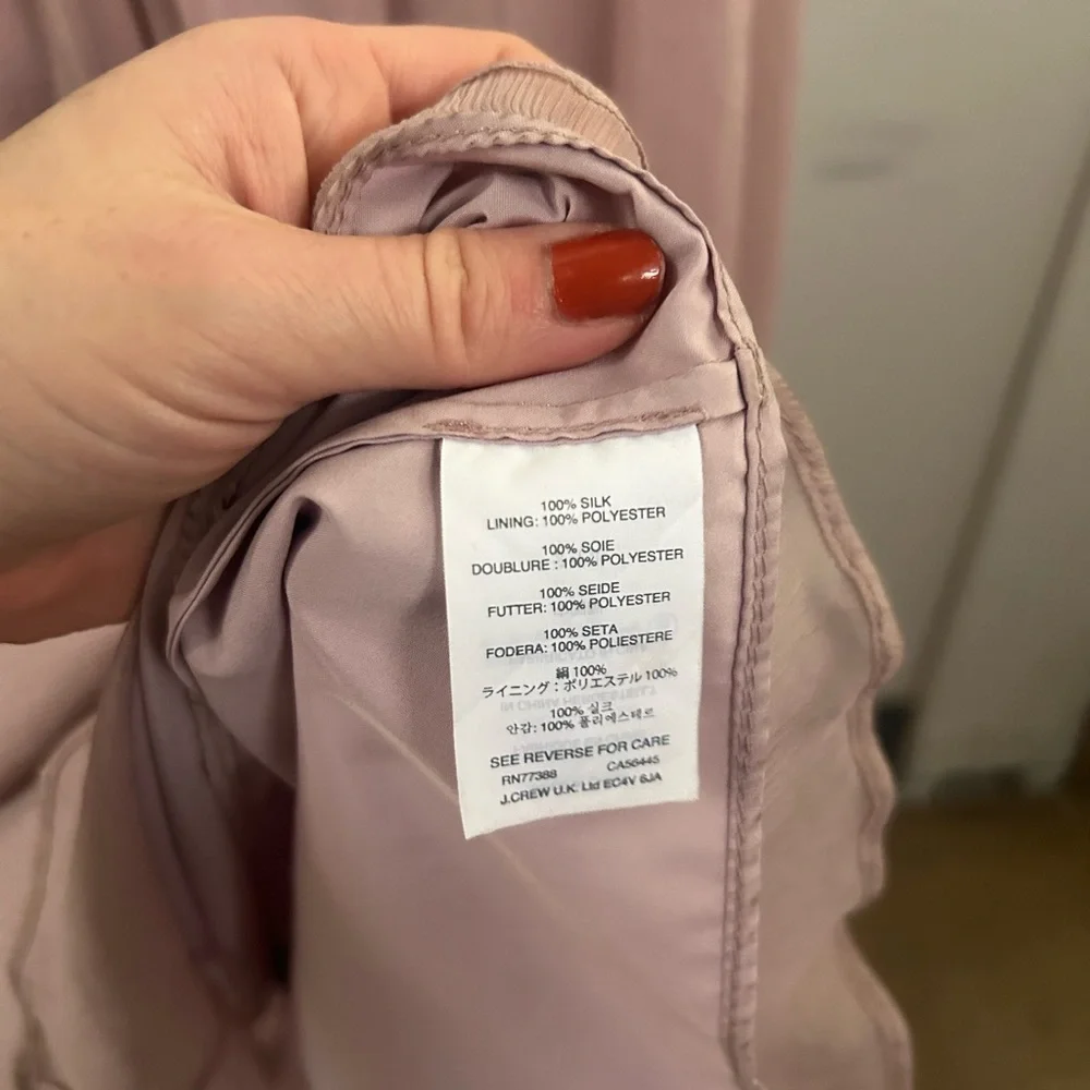 J.crew‎ pink maxi silk dress 0